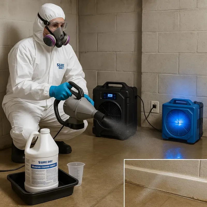 Sanitization and Odor Removal process in Levittown, NY