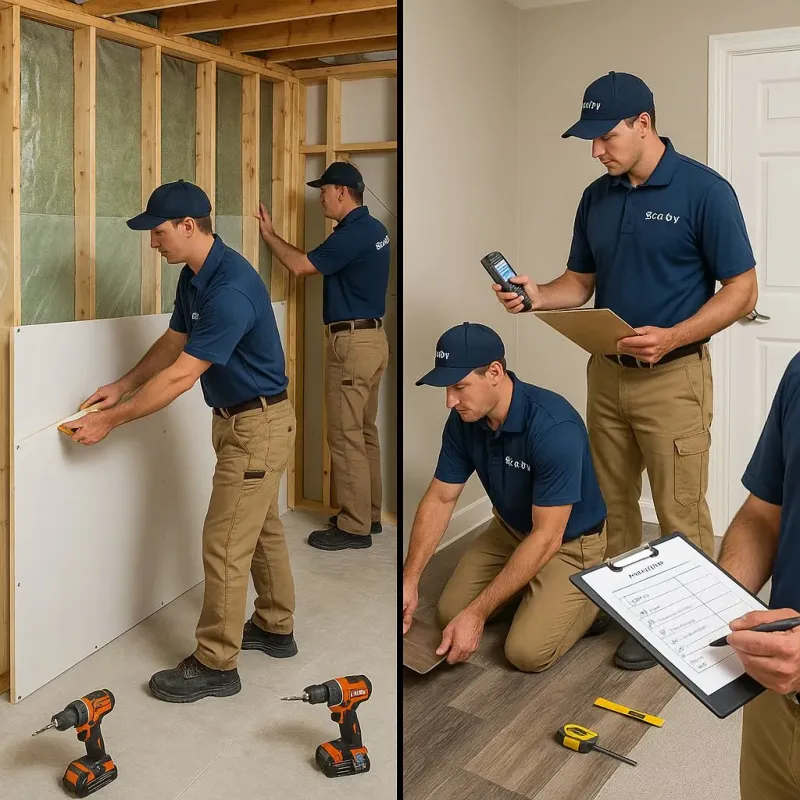 Repairs and Reconstruction process in Levittown, NY